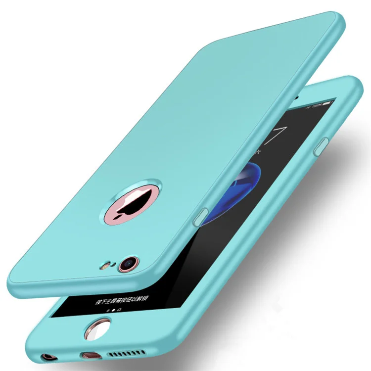 Защитный силиконовый гибкий мягкий 360 Полный Корпус Чехлы для iPhone X XS Max XR Capas для iPhone XS 7 8 6S 6 Plus Чехлы Coque - Цвет: tlan