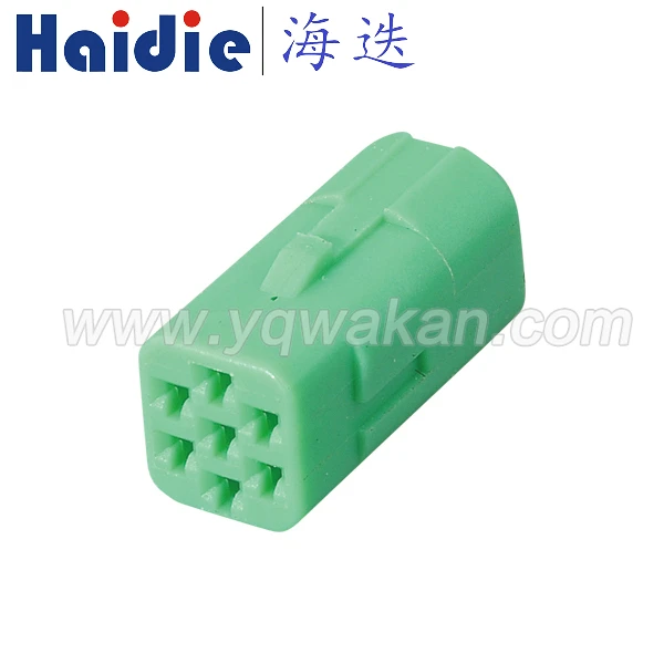 

5sets 7pin female Electronics waterproof green Auto Connector 917318-4