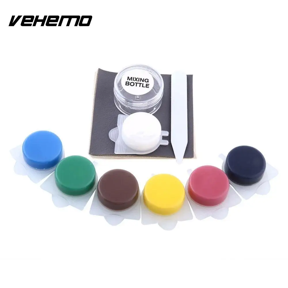 

Vehemo Leather Repair Kit Fix Rips Burns Holes For Cars Boat Seat Reparing Tools Universal For BMW BENZ AUDI NISSAN FORD FOCUS 2