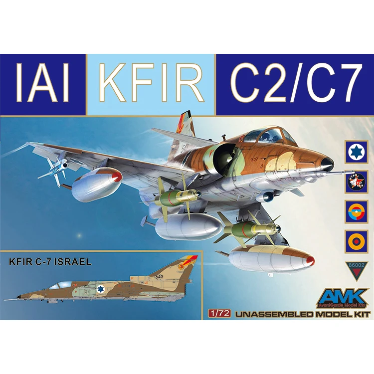 1/72 IAI KFIR истребители Лев в сборе самолета 86002