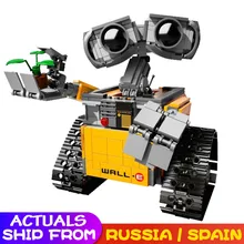 LCreator робот WALL-E фигурка стены технологические строительные блоки игрушки для детей совместимы