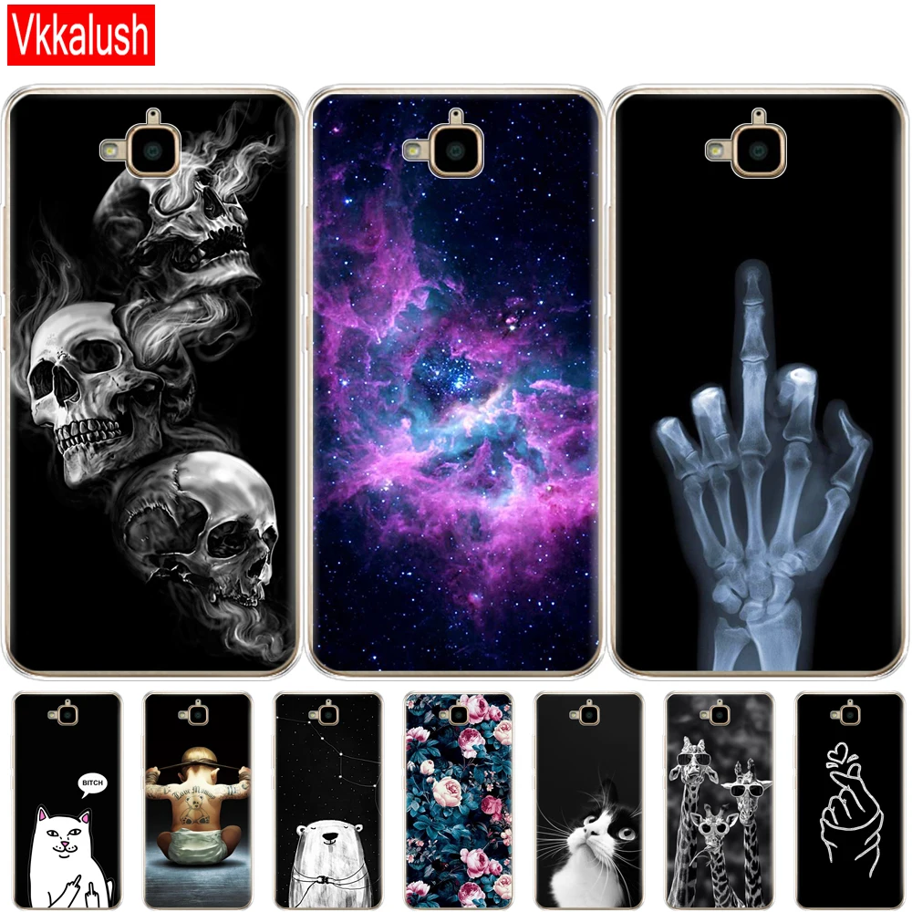 

Soft Silicon Phone Case For Huawei Honor 4C Pro Case Honor 4C Pro Cover Back Case For Huawei Y6 Pro 2015 Case TIT-L01 TIT-TL00