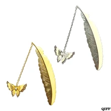 Прямая поставка и медное перо светящаяся бабочка светящаяся Закладка Ретро Чистая медь ФЛУОРЕСЦЕНТНОЕ перо 3 июня