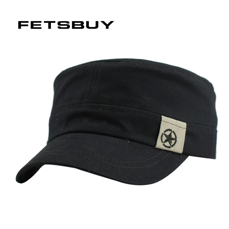 FETSBUY Классическая винтажная плоская Мужская кепка s и Кепка регулируемая