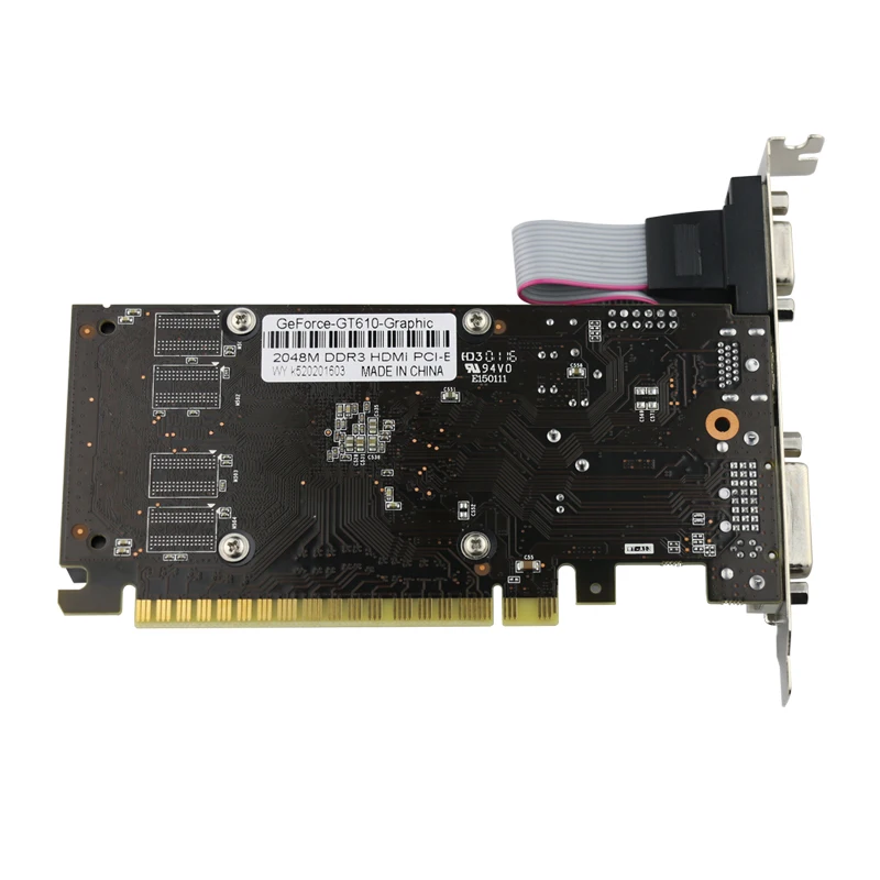 Видеокарта VEINEDA GT610 2 Гб 64 бит DDR3PC, настольные видеокарты PCI Express 2,0, компьютерные видеокарты для nVIDIA Geforce