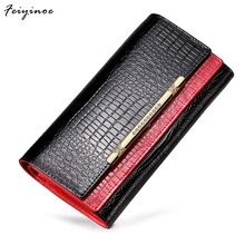 Women wallets women genuine leather wallets long design wallets mobile wallet