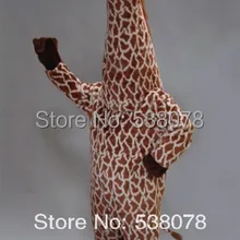 На заказ костюм талисмана жирафа диких животных Тема взрослый размер карнавал вечерние маскарадный костюм подходит нарядное платье EMS отправка SW956