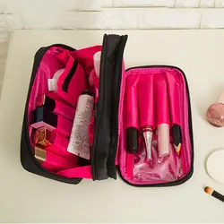 2018 Новый Повседневное Портативный Макияж сумка для хранения туалетных принадлежностей многофункциональный косметичка путешествия кисти