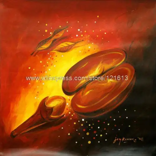 Nirvana India Modern Fine Art Orig Painting From Handmade Oil Paintings Abstract Music Wall Art Kitchen Decor Abstract Living Modern Fine Art Fine Artart Painting Aliexpress