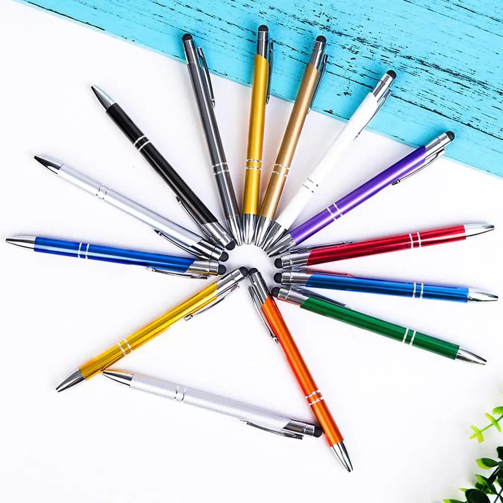 

Fashion 13 color creative pen ball pen writing office stationery and blue black school pen