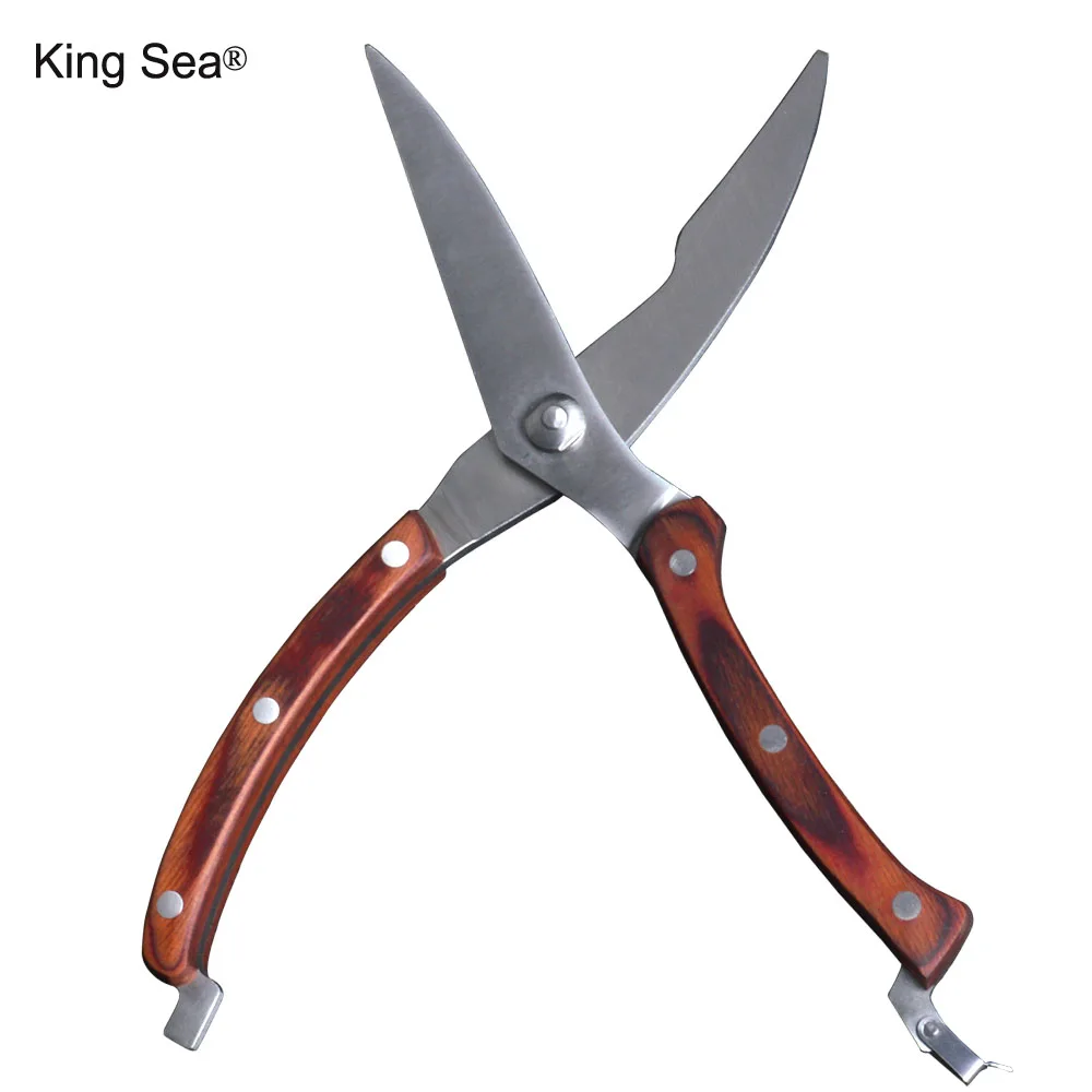 King Sea Stainless Steel Chicken Duck Bone Food Scissors Multifunction