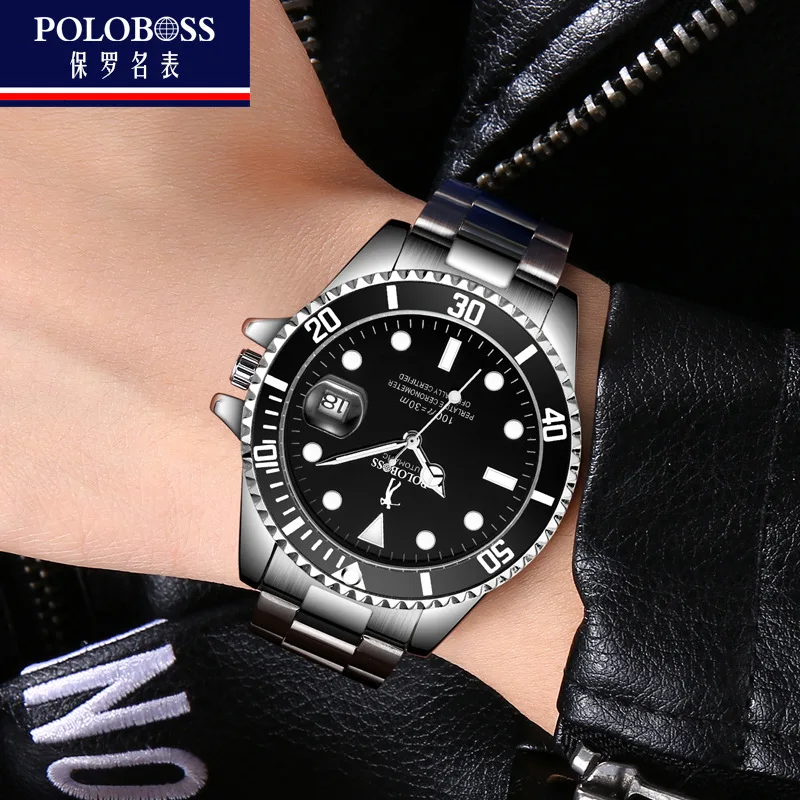 Top Brand Luxury Men Mechanical Watch Submariner series Men Automatic Self-Wind Watch Green Mechanical Wristwatches Calendar
