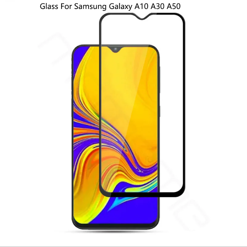 20 шт./лот стекло для Samsung Galaxy A10 A30 A50 защита экрана закаленное A 10 30 50 | Мобильные