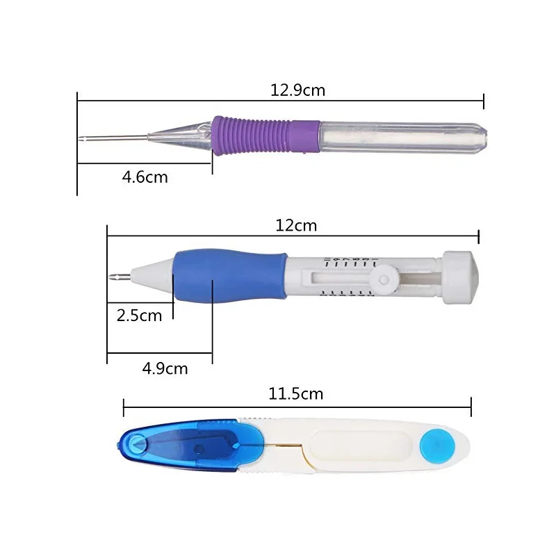 Ручка для вышивания, дырокол, иглы для вышивания, Набор для вышивания, набор инструментов для рукоделия, нитки для шитья и вязания