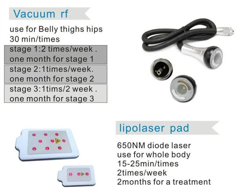 NEWEST !!! 6 In 1 Ultrasonic 40K Cavitation Vacuum Radio Frequency Lipo Laser Slimming Machine for Spa Hot Sale CE  (10)7