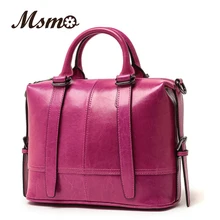2016 oil wax vintage All Match Fashion Female Messenger Bag Elegant Women Handbag Leather Shoulder bag