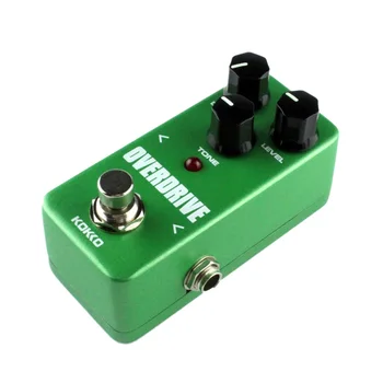 

New KoKKo Mini Vintage Overdrive Guitar Effect Pedal Guitarra Overdrive Booster High-Power Tube Overload Guitar Stompbox-FOD3