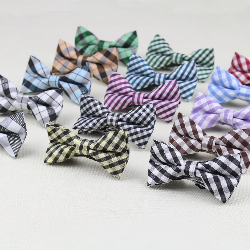 

Children Fashion Formal Cotton Bow Tie Kid Classical Golden Striped Bowties Colorful Butterfly Dog Cat Pet Bowtie Tuxedo Ties
