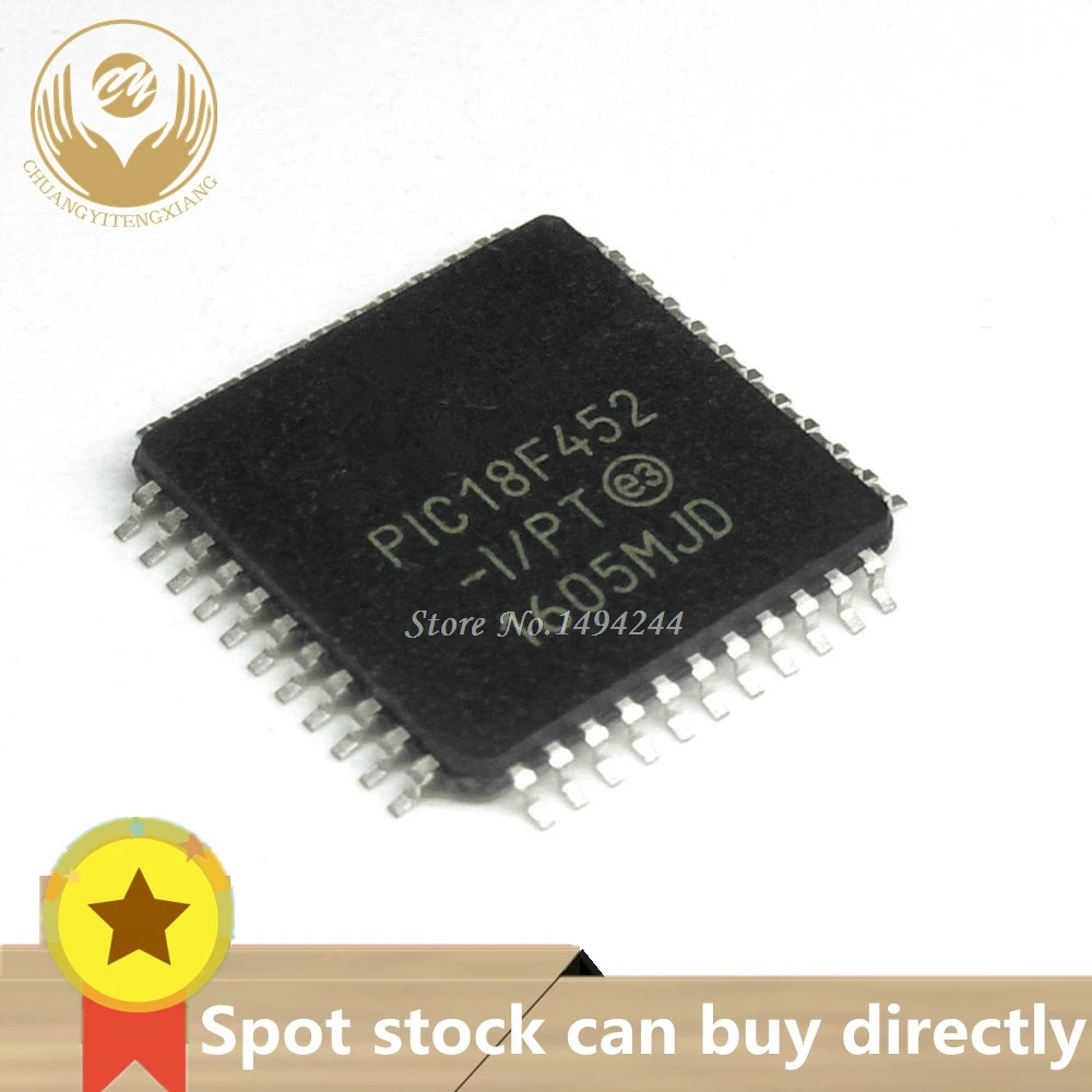 

Spot PIC18F452 PIC18F452-I/PT QFP44 28/40-pin High , FLASH Microcontrollers with 10-Bit A/D 18F452 QFP-44 2PCS