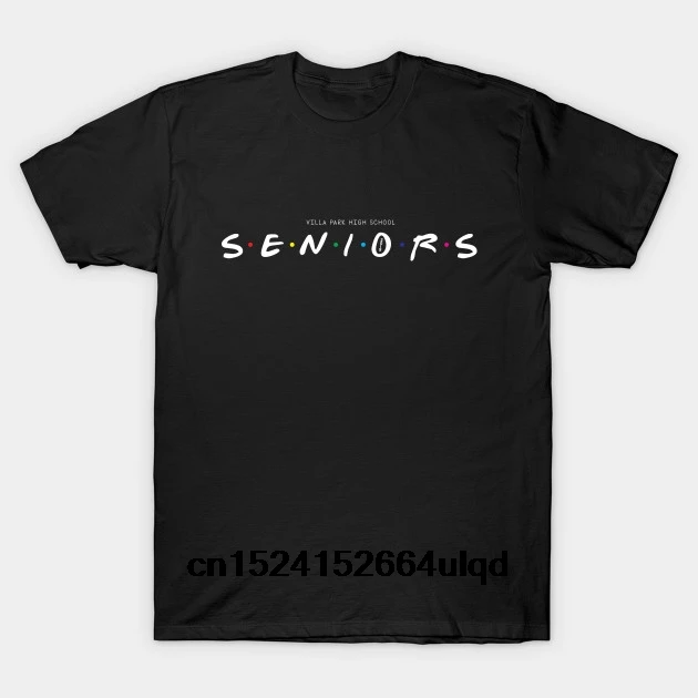 

100% Cotton O-neck Custom Printed Tshirt Men T shirt Seniors (white text version) - Graduation Women T-Shirt