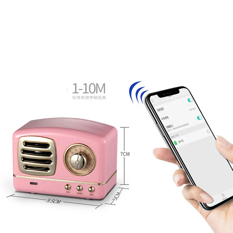 Мини Bluetooth беспроводной переносной динамик сабвуферный динамик для использования на улице Поддержка TF карты U диск для девочки-студента