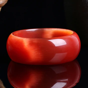 Красные браслеты с кристаллами кошачий глаз, подарок на удачу для женщин, свадебный браслет с кристаллами, Модные женские ювелирные изделия, JoursNeige - Окраска металла: 58mmC25