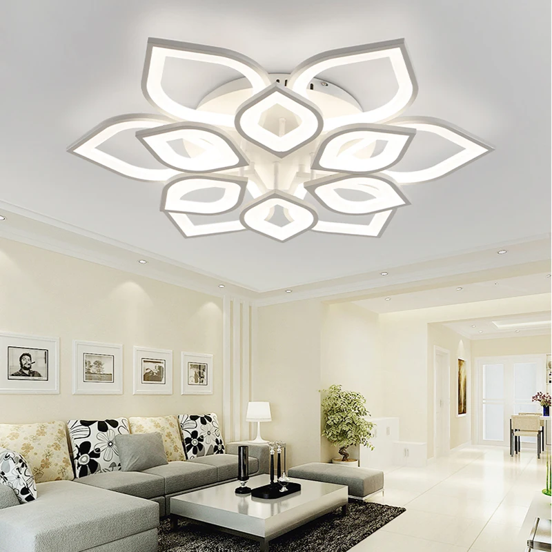 Светодиодный светильник для гостиной, спальни, столовой, современный потолочный светильник, AC90-260V