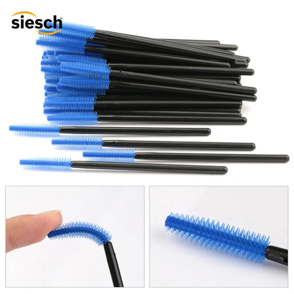 

10PCS Make Up Silica Gel Eyelash Brush Comb Mascara Wands Eye Lashes Extension Tool Professional Beauty Makeup Tool For Women