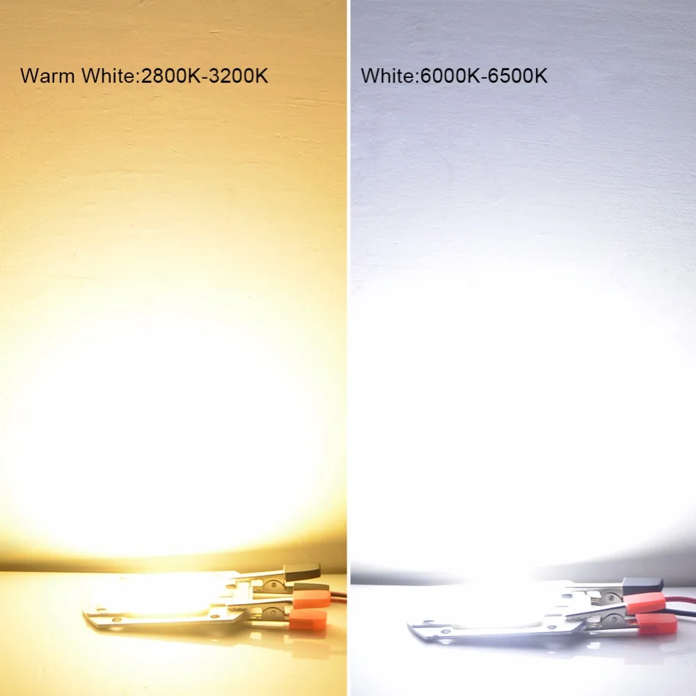 Умный IC светодиодный COB Чип AC 220V 3W 5W 7W 9W 20W 30W 50W Светодиодный светильник крышка