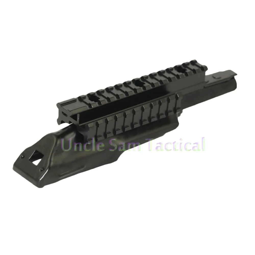 Tactical steel Tri-Rail Top Mount Cover AK47 приемник с тройным Пикатинни и Вивер рельсы HuntingTop крепление системы Крышка для АКС