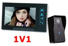 7”color TFT LCD wired video intercom door phone Water oxidation-proof video with Electric lock-control Handfree function