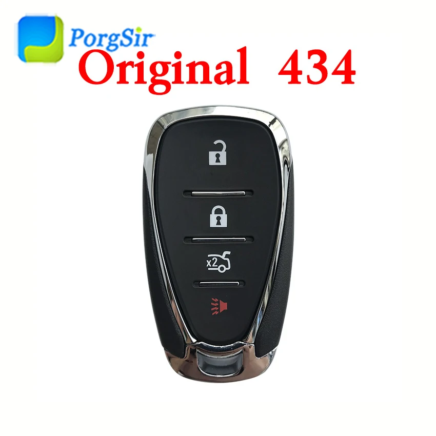 

Genuine 4 Button 434MHz Keyless Go Remote Control Key for Chevrolet Camaro Malibu 2016 2017 13508771 With 7937E Hitag2 ID46 Chip
