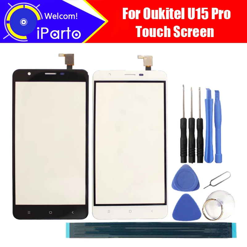 5 дюймов Oukitel U15 Pro дигитайзер сенсорный экран Стекло 100% гарантия оригинальная