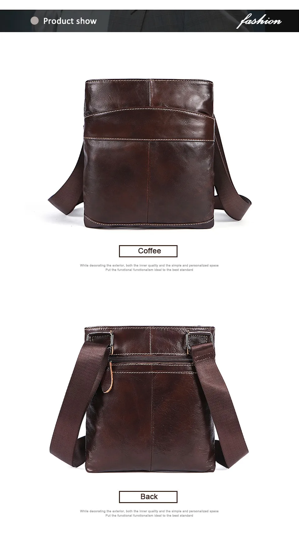  Genuine Leather Men Bag Men Messenger Bags Fashion ipad Flap Crossbody Bags Small Casual Men's Leather Shoulder Bag Man (4)