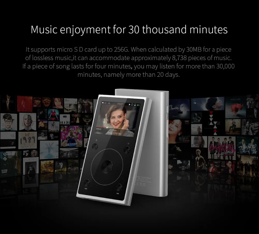 FiiO X1 2nd X1II X1K поколение X1 обновленная версия ЦАП Loseless MP3 Bluetooth 4,0 Hifi портативный музыкальный плеер MP3
