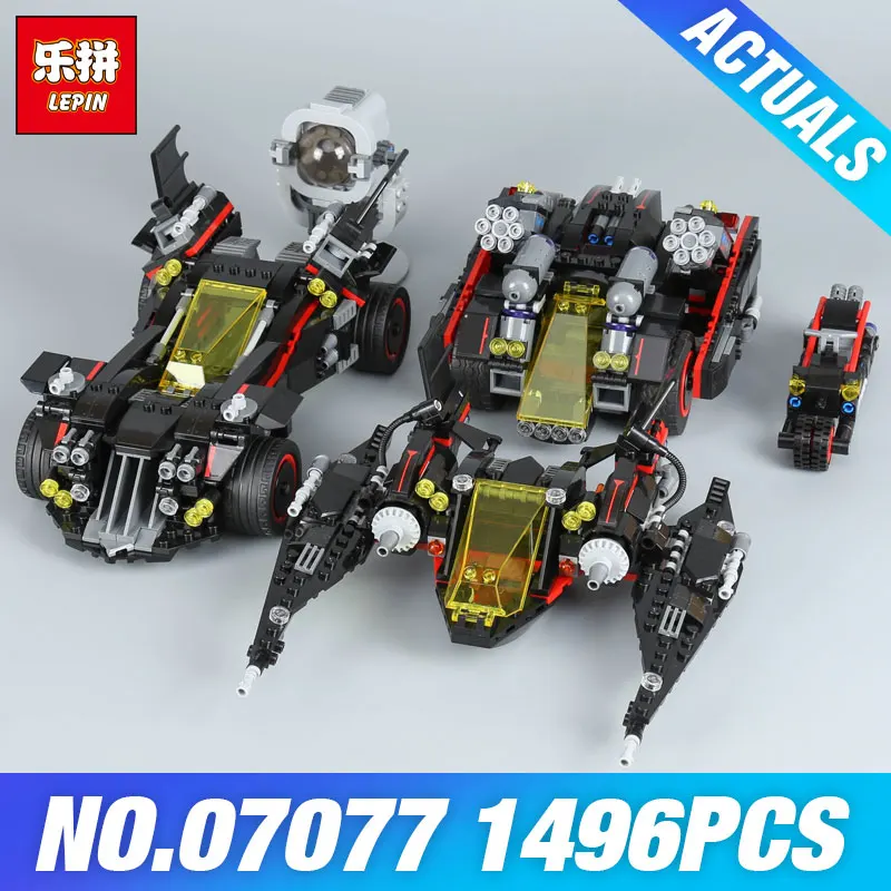 

Lepin 07077 The Ultimate Batmobile Set DIY Toys Genuine Batman Movie Series Educational Building Blocks Bricks Gift Model 70917