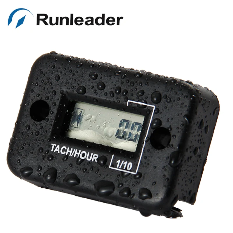 

Digital waterproof RPM Tachometer Hour Meter For Gas Engine pit bike motorcycle marine ATV UTV outboard Chipper jet boat tractor