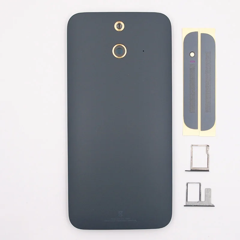 

BaanSam New Battery Door Back Cover Housing Case For HTC ONE E8 With Power Button+Top Bottom Sheet+Single Card SIM Card Tray