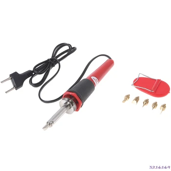 

Wood Pyrography Tool Set 30W Soldering Iron Tool Set Woodburning Solder-43#