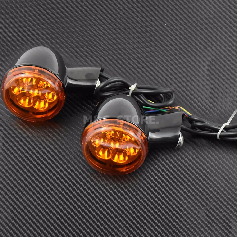 Задние поворотные сигналы для мотоциклов кронштейн s Harley Sportster XL 883 1200 1992 2017 черный