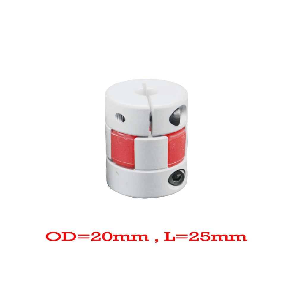 4pcs Aluminium Plum Flexible Shaft Coupling D20 L25 5X6mm Motor Connector Coupler 5mm To 6mm | Обустройство дома