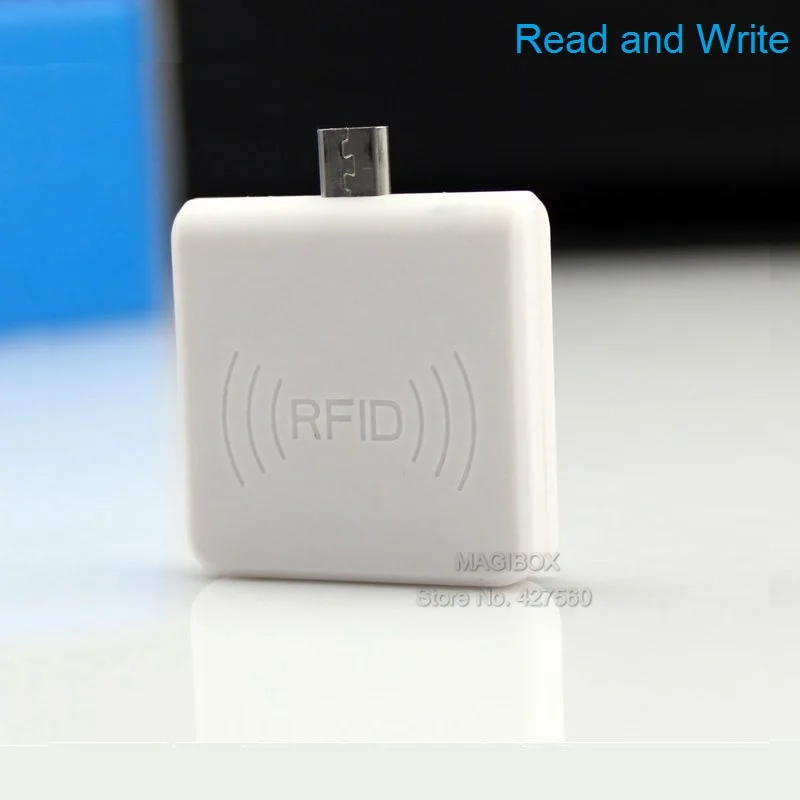

Mini Mobile Phone Card Reader13.56Mhz IC Card Read and Write Micro USB Interface Support Android System + Micro to USB adapter