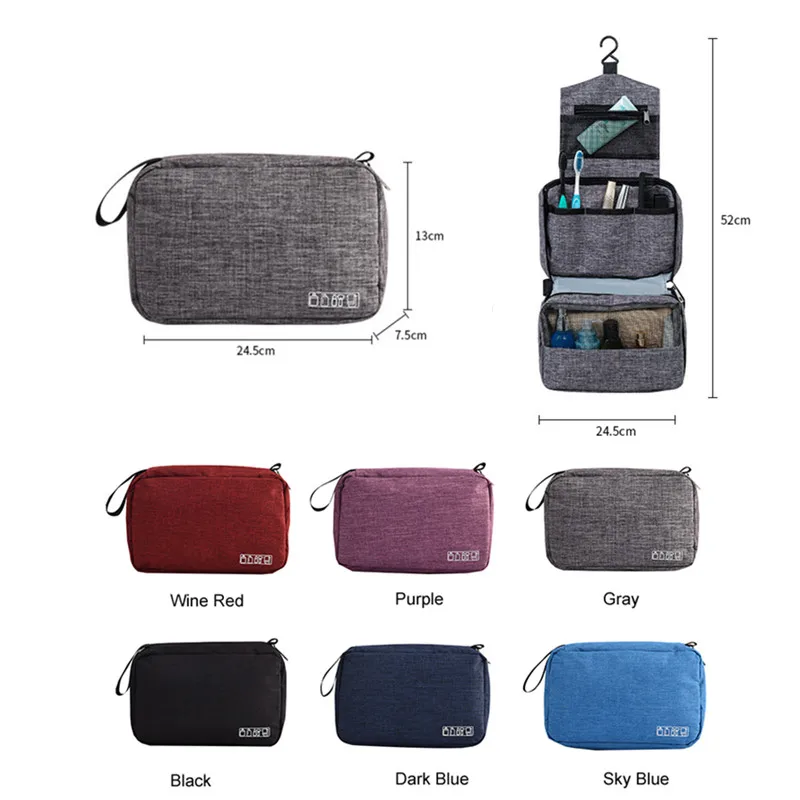 متعددة الوظائف حقيبة التخزين السفر للماء سلة غسيل معلقة أمتعة محمولة المنظم الحمام أدوات الزينة التجميل حقائب مكياج