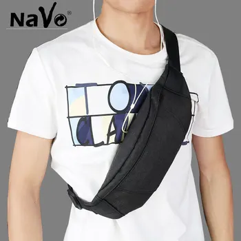 

Unisex Waist Bag Men Women Black Casual Chest Bag Nylon Travel Shoulder Bags Street Cool Fashion Fanny Packs