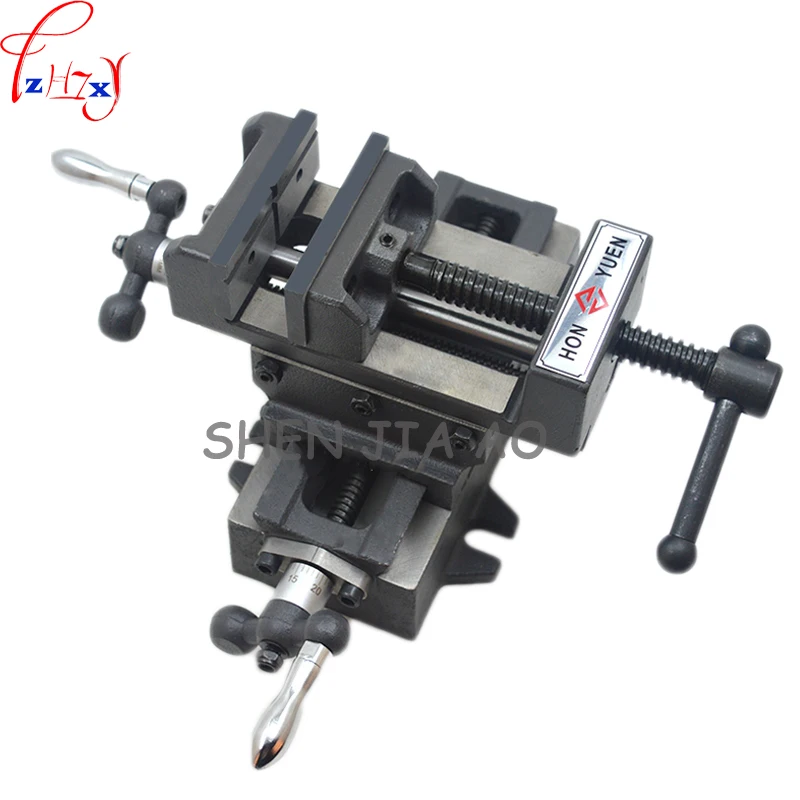 

1pc 3 - inch cross - flattened pliers precision heavy - duty Manual tiger caliper bench drill with a cross - clamp