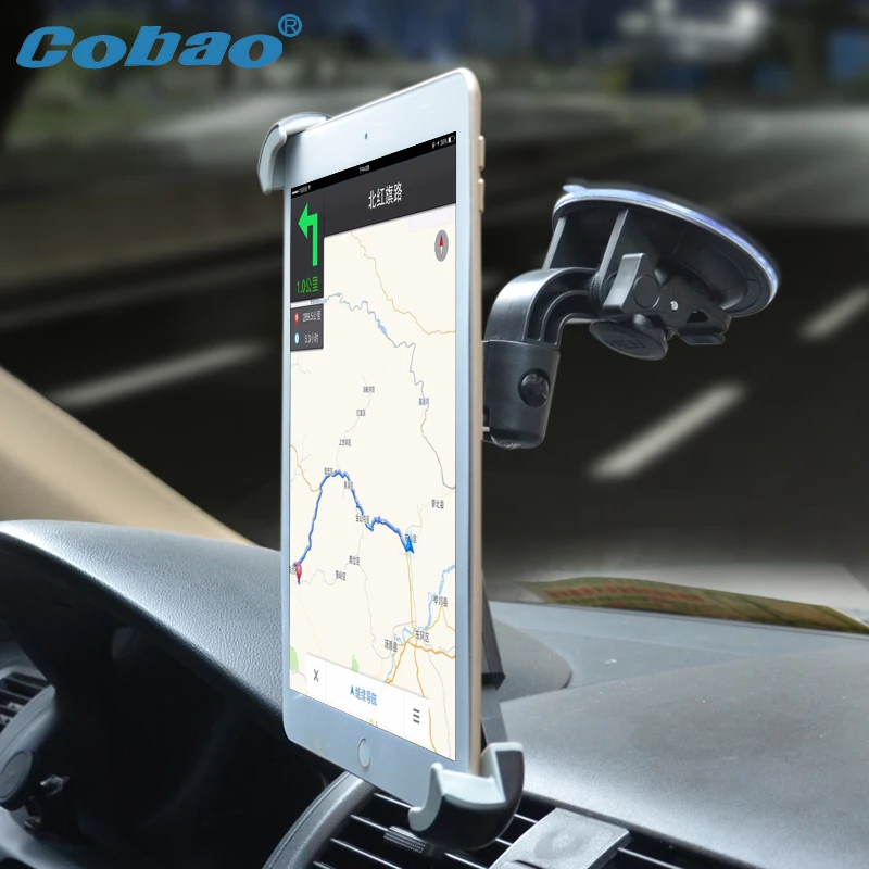 

Cobao 9.5 to 14.5 inch support tablet big size tablet PC stand car windshield holder for ipad Air 9.7" Pro Samsung Galaxy Tab