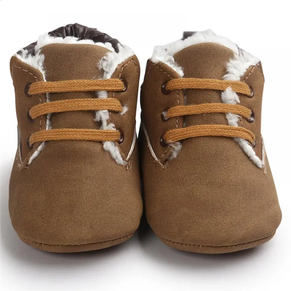 Infantil Zapatos del niño ayakka infantiles calzado de invierno suela bebek bebé Menino Sapato Bebe caliente niño suave