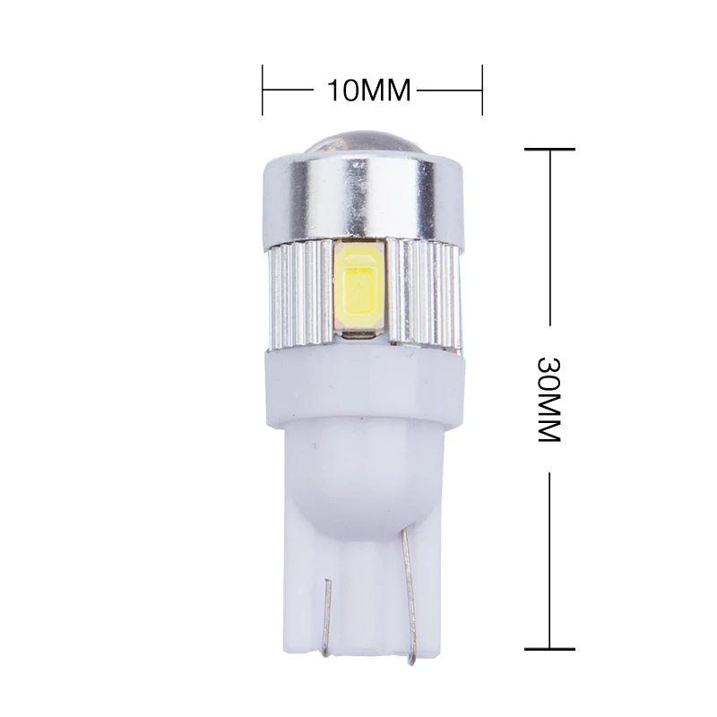 RXZ Canbus T10 светодиодный W5W 168 194 5630 6smd для клиновидной двери чтения клиновидный