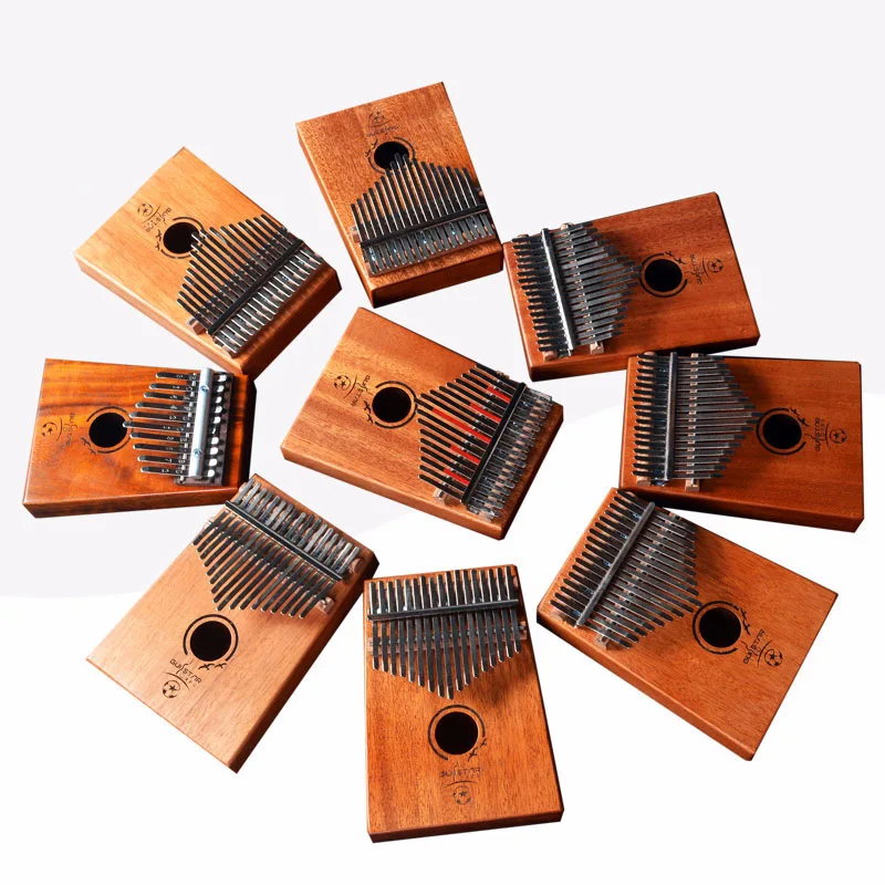 

17 Keys Tone Sandalwood Kalimba African Mbira Thumb Piano Finger Percussion Keyboard Musical Instruments