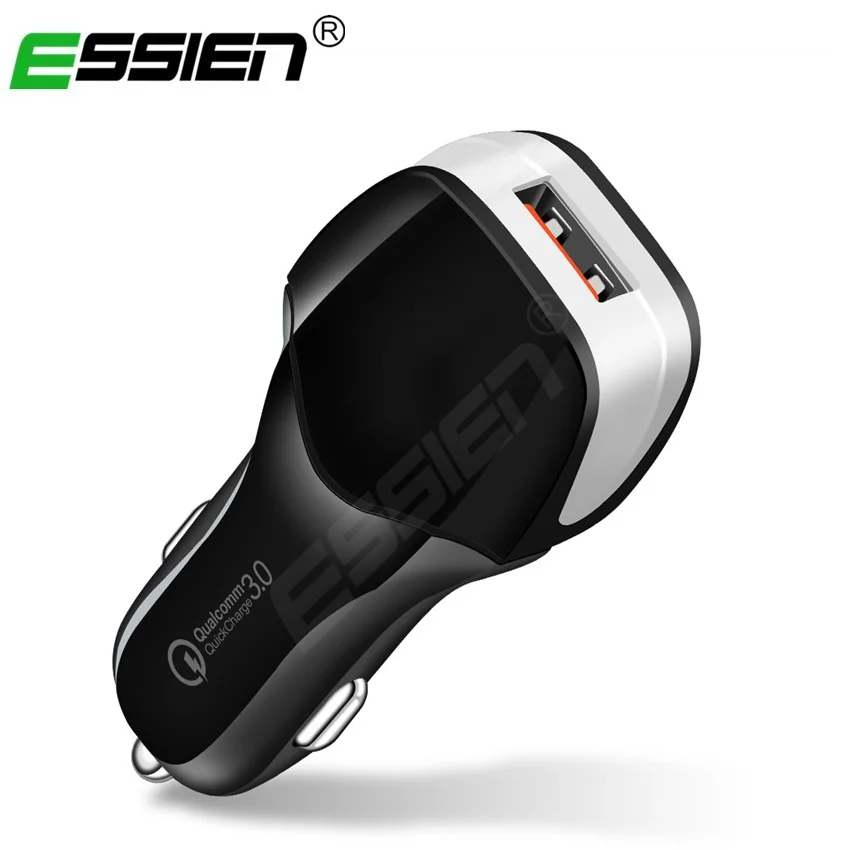 

Essien 5V/3A Quick Charge QC 3.0 USB Car Charger for Mobile Phone Fast Charger Adapter for Iphone X 7 Samsung S8 S9 Plus Note 8